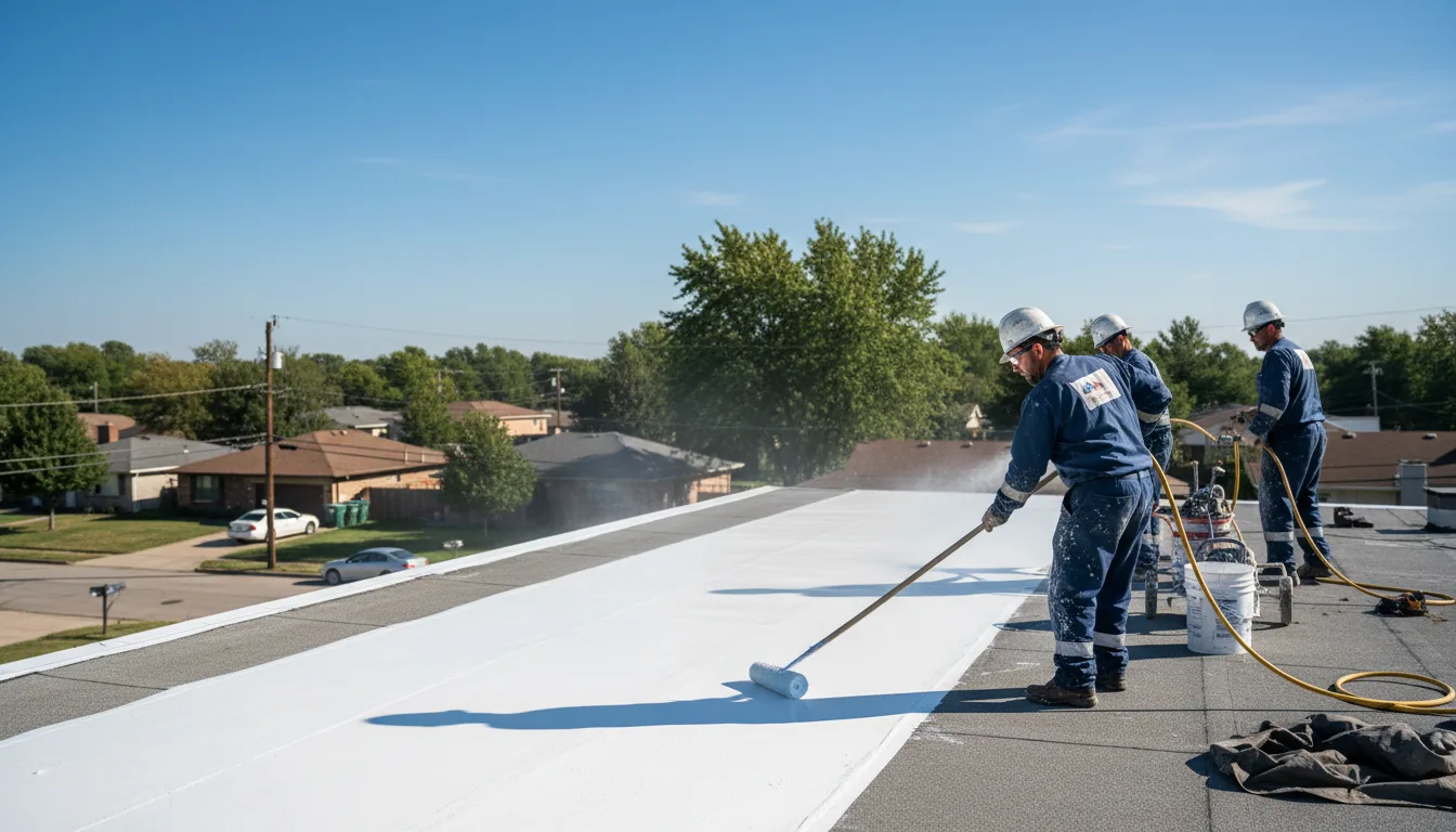 Commercial roof coating in Nelson, MO near me